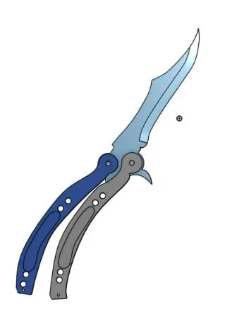 Dao bướm CFGO cho mô hình 3D - Image 1