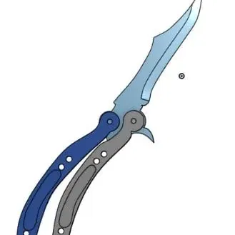 Dao bướm CFGO cho mô hình 3D