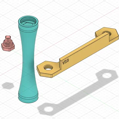 Giá đỡ cuộn filament 2KG cho máy in 3D Prusa MINI