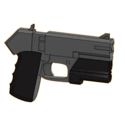 Pistol Britannian trong Code Geass dài 9 inch