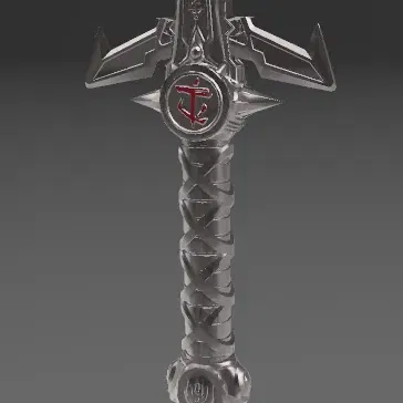 Cán kiếm ánh sáng Doom Crucible chuẩn chỉnh