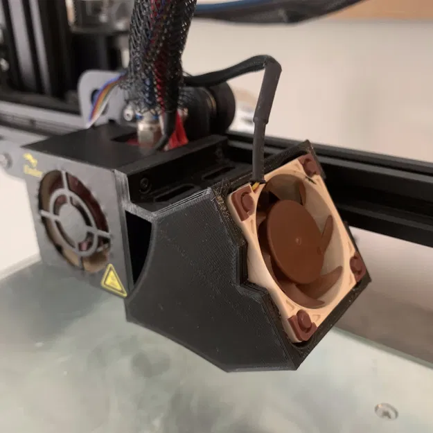 Giá đỡ quạt làm mát cho Ender 3 sử dụng Noctua A4x20 - Image 5