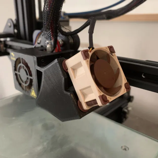 Giá đỡ quạt làm mát cho Ender 3 sử dụng Noctua A4x20 - Image 8