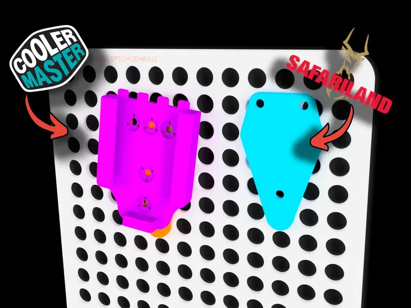 Giá đỡ gắn holster QLS cho Coolermaster Qube - Image 1