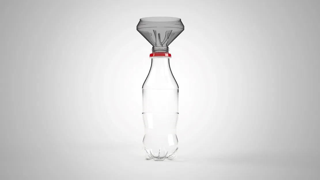 Bình đựng nước ngọt với phễu hút ẩm và giảm độ nảy - Image 1