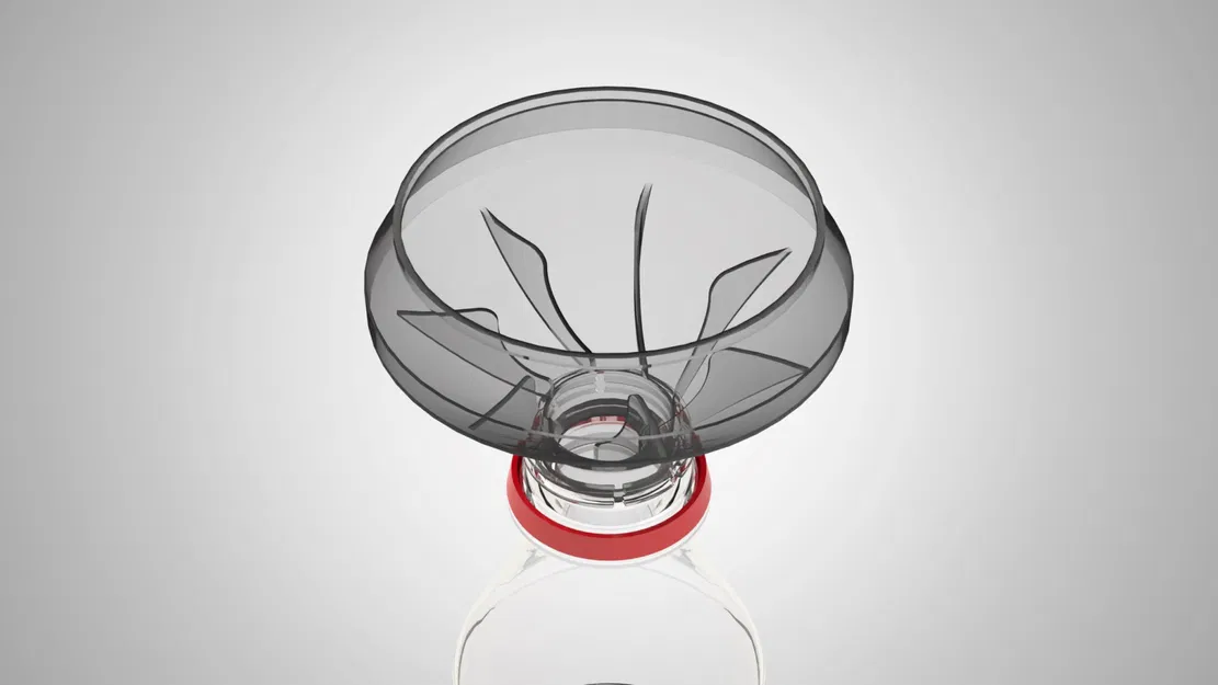 Bình đựng nước ngọt với phễu hút ẩm và giảm độ nảy - Image 2