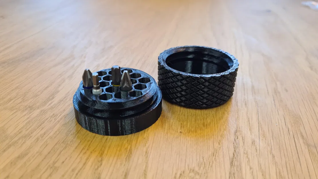 Hộp đựng bit Hex nhỏ gọn với nắp vặn - Image 2