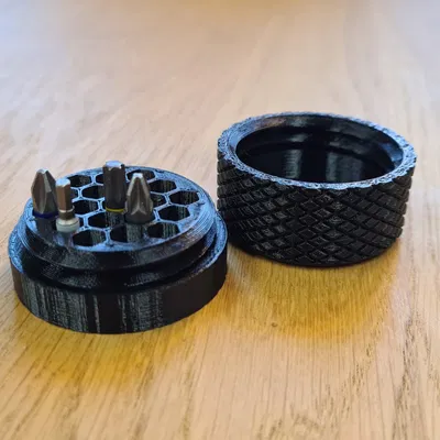 Hộp đựng bit Hex nhỏ gọn với nắp vặn