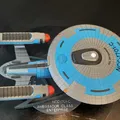 Mô hình tàu USS Enterprise NCC-1701-C lớp Đại sứ trong Star Trek - Thumbnail 4