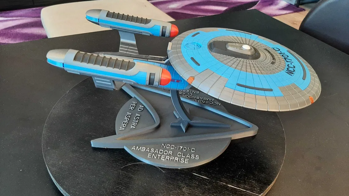 Mô hình tàu USS Enterprise NCC-1701-C lớp Đại sứ trong Star Trek - Image 5