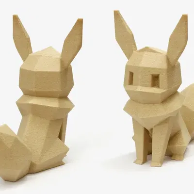 Eevee phong cách low-poly cho in 3D