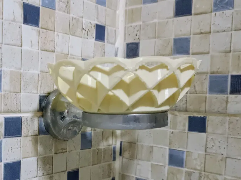 Giá đỡ xà phòng oval gắn tường với đế tròn 60mm - Image 5