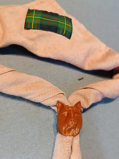 Cà vạt cổ cho hướng đạo sinh hình đầu báo hoặc mèo rừng - Image 6