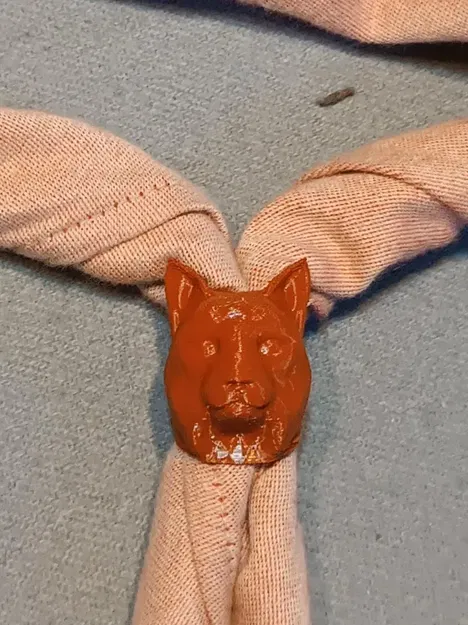 Cà vạt cổ cho hướng đạo sinh hình đầu báo hoặc mèo rừng - Image 7