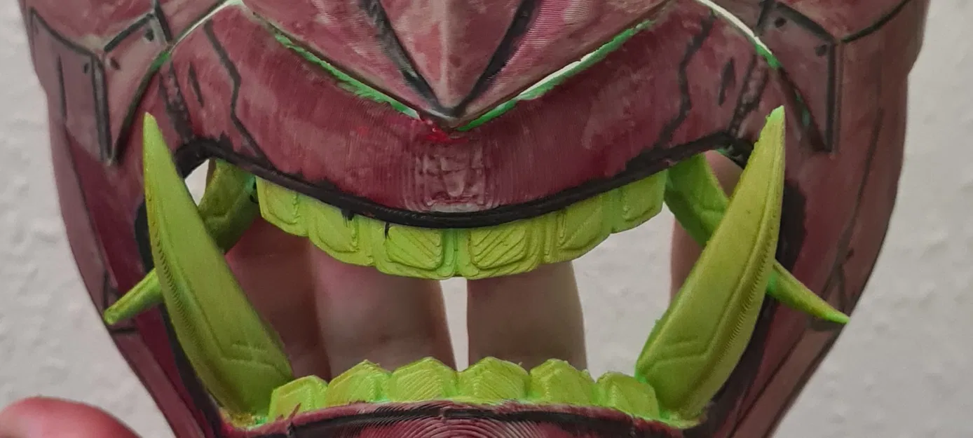 Mặt nạ Oni Cyber Punk cho Halloween của 3DPrintGeneral - Image 2