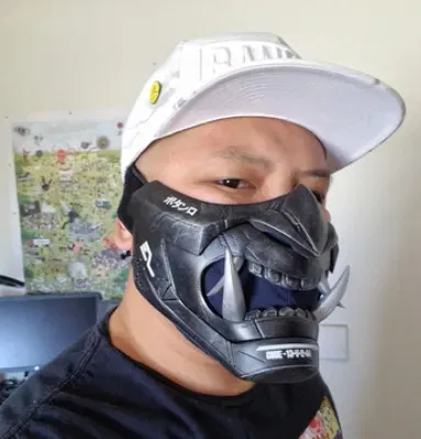 Mặt nạ Oni Cyber Punk cho Halloween của 3DPrintGeneral - Image 3