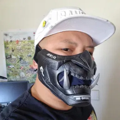 Mặt nạ Oni Cyber Punk cho Halloween của 3DPrintGeneral