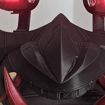 Mặt nạ LED Oni phong cách Cyberpunk