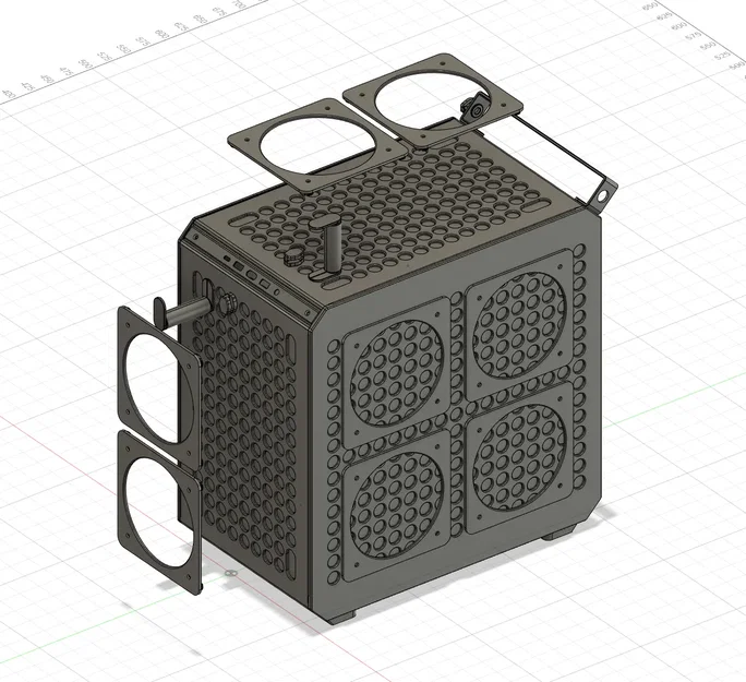 Giá đỡ quạt 120mm cho QUBE 500 - Image 1