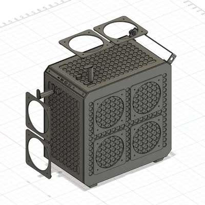 Giá đỡ quạt 120mm cho QUBE 500