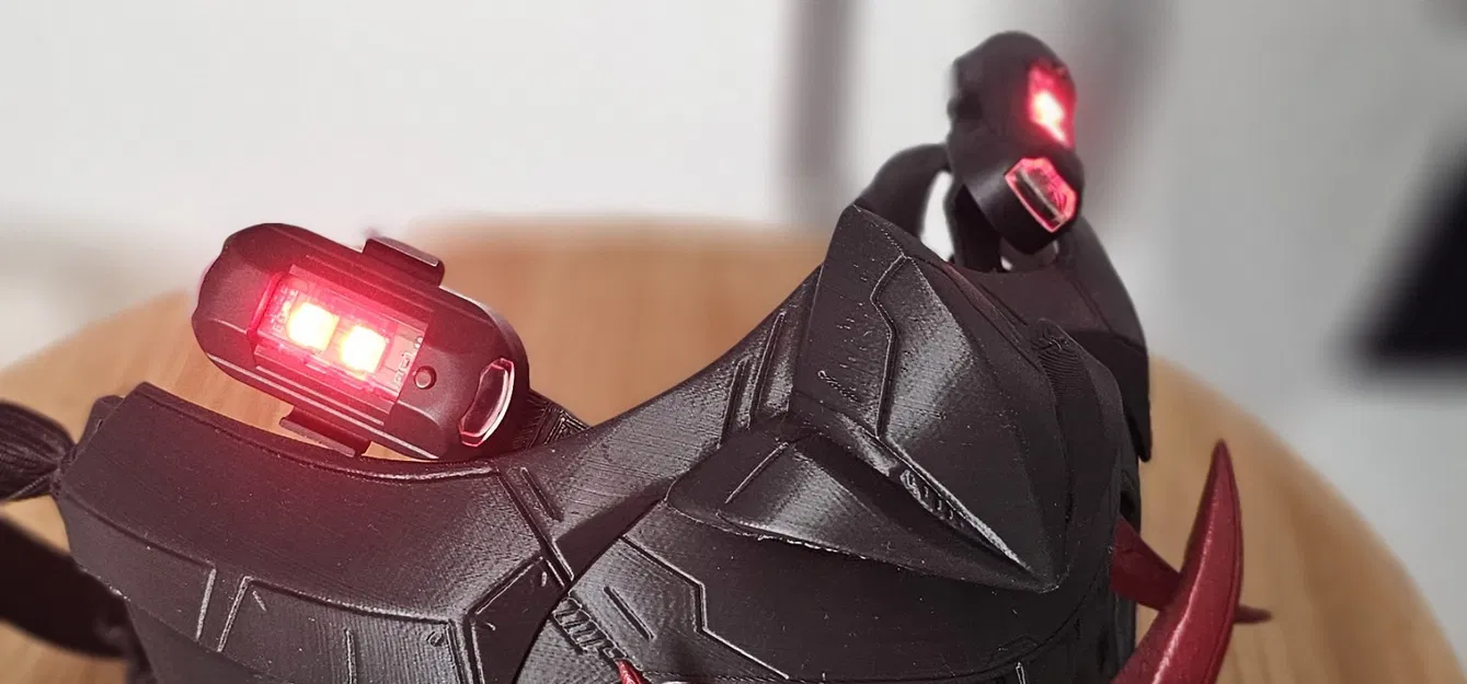 Mặt nạ LED Oni phong cách Cyberpunk - Image 4