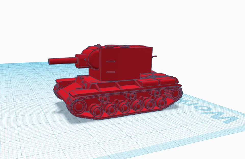 Xe tăng KV-2 chi tiết cho mô hình tabletop - Image 1