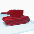 Xe tăng KV-2 chi tiết cho mô hình tabletop - Thumbnail 1