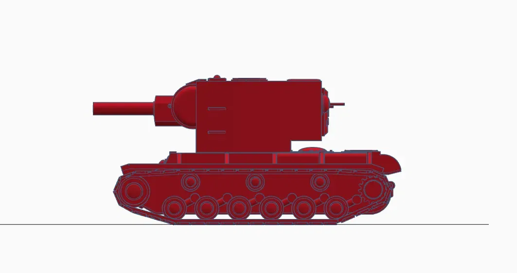 Xe tăng KV-2 chi tiết cho mô hình tabletop - Image 3