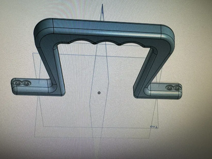 Tay cầm ván diều cao 80mm với khoảng cách lỗ 180-200mm - Image 1