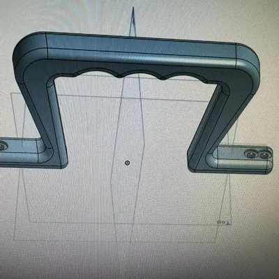 Tay cầm ván diều cao 80mm với khoảng cách lỗ 180-200mm