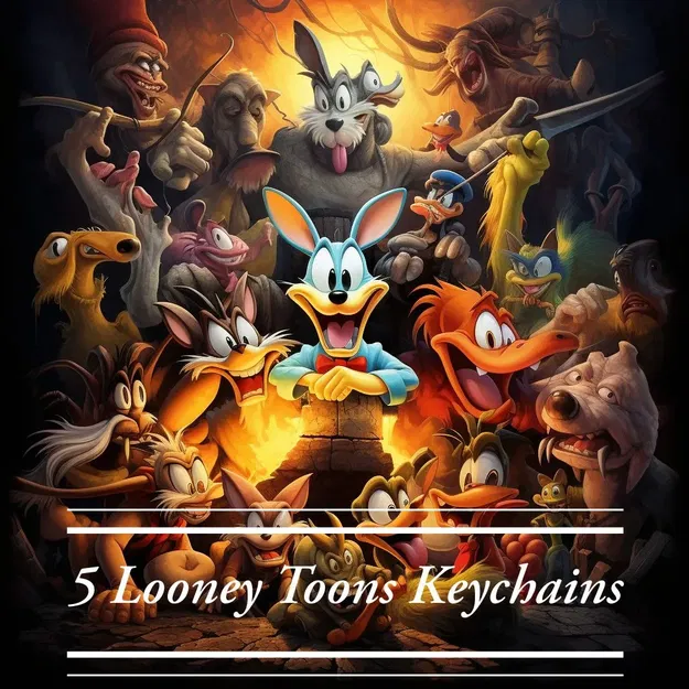 Nhân vật hoạt hình Looney Tunes với 5 kiểu dáng khác nhau - Image 1