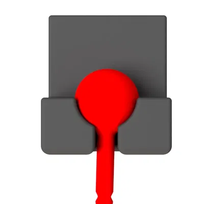 Giá đỡ chìa khóa hình cầu tối giản treo tường