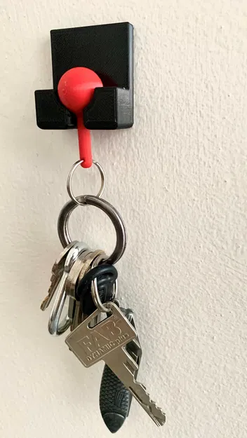 Giá đỡ chìa khóa hình cầu tối giản treo tường - Image 3