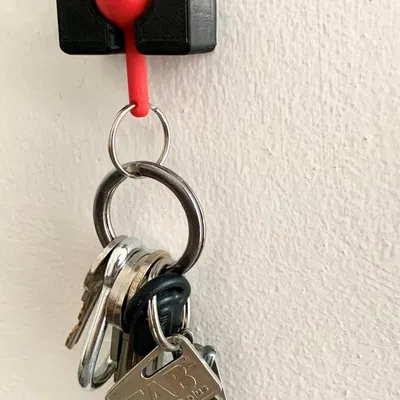 Giá đỡ chìa khóa hình cầu tối giản treo tường