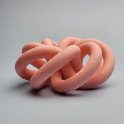 Nút torus in 3D không cần hỗ trợ