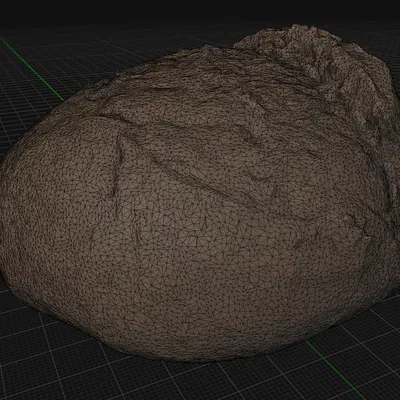 Mô hình bánh mì tươi chi tiết qua photogrammetry