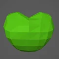 Trái tim low poly thiết kế trong Blender - Thumbnail 1