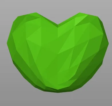 Trái tim low poly thiết kế trong Blender - Image 2
