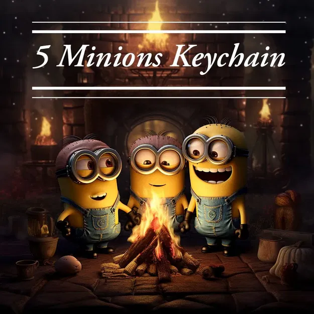 Móc khóa Minions với 3 nhân vật khác nhau - Image 1