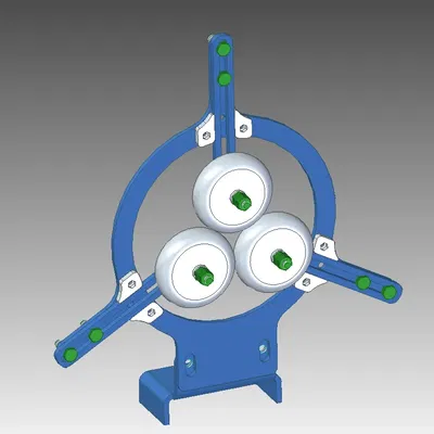 Giá đỡ ổn định cho máy tiện gỗ Lunette Trembleur