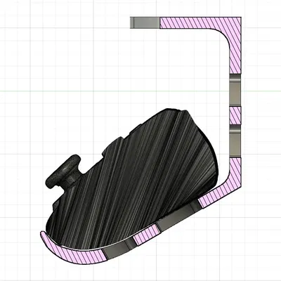 Giá đỡ điều khiển Switch Pro treo trên tường