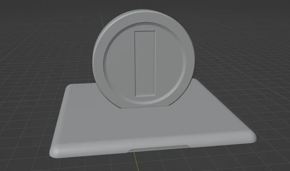 Nắp với tay cầm hình đồng xu - Image 1