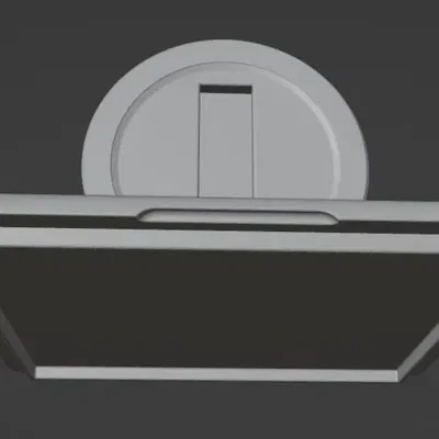 Nắp với tay cầm hình đồng xu