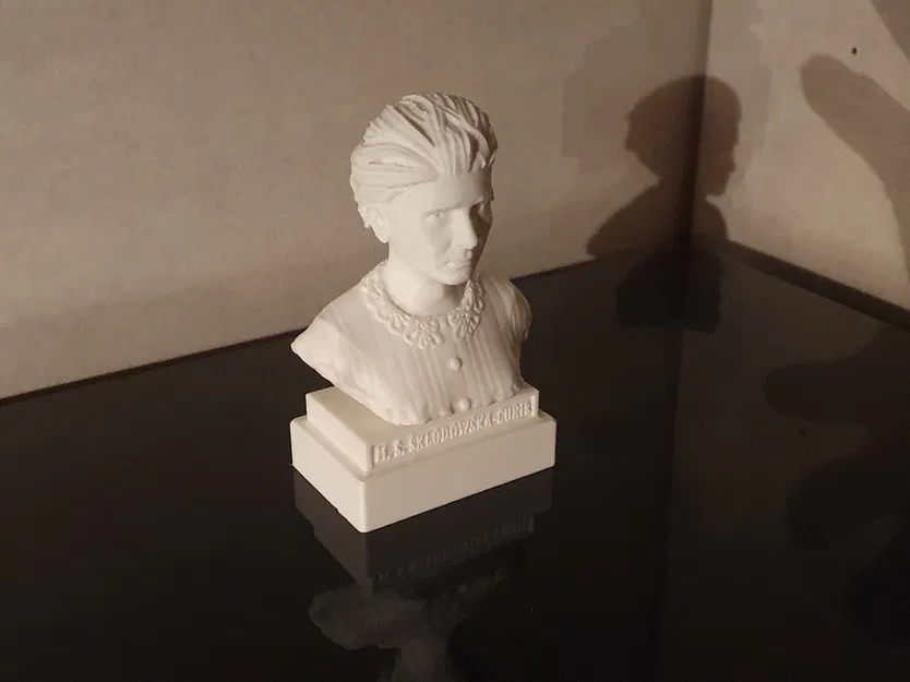Tượng bán thân Marie Curie chi tiết - Image 5