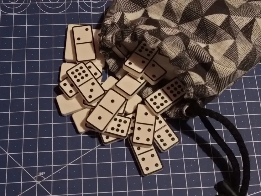 Bộ domino đôi chín 55 viên - Image 1