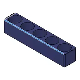 Giá đỡ tổ chức lọ thuốc 5 chai chuẩn - Image 1