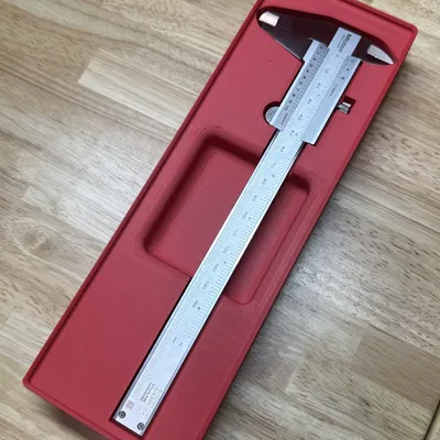 Giá đỡ thước kẹp Mitutoyo 150mm Gridfinity xếp chồng 2x6x6U