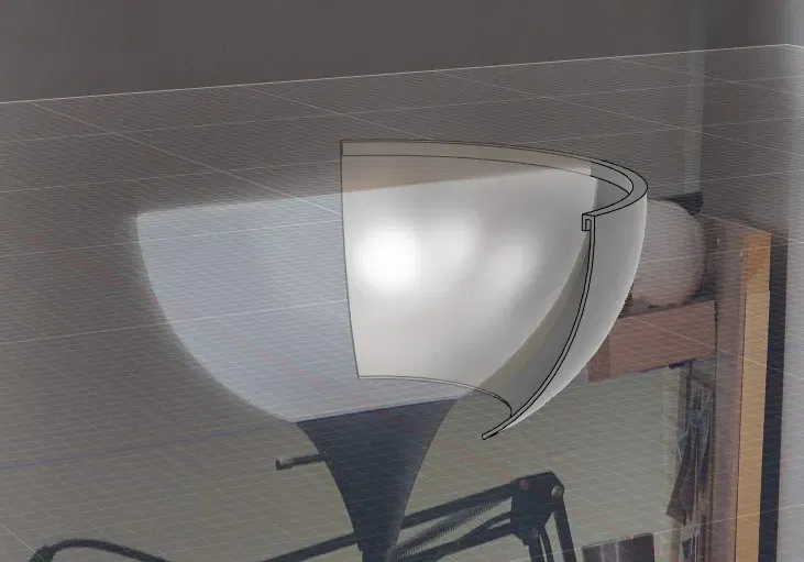 Chắn sáng một phần cho chao đèn bàn - Image 3