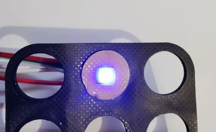 Mạch LED RGB cho QUBE 500 với PCB tròn 10mm - Image 1