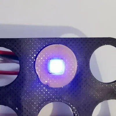 Mạch LED RGB cho QUBE 500 với PCB tròn 10mm